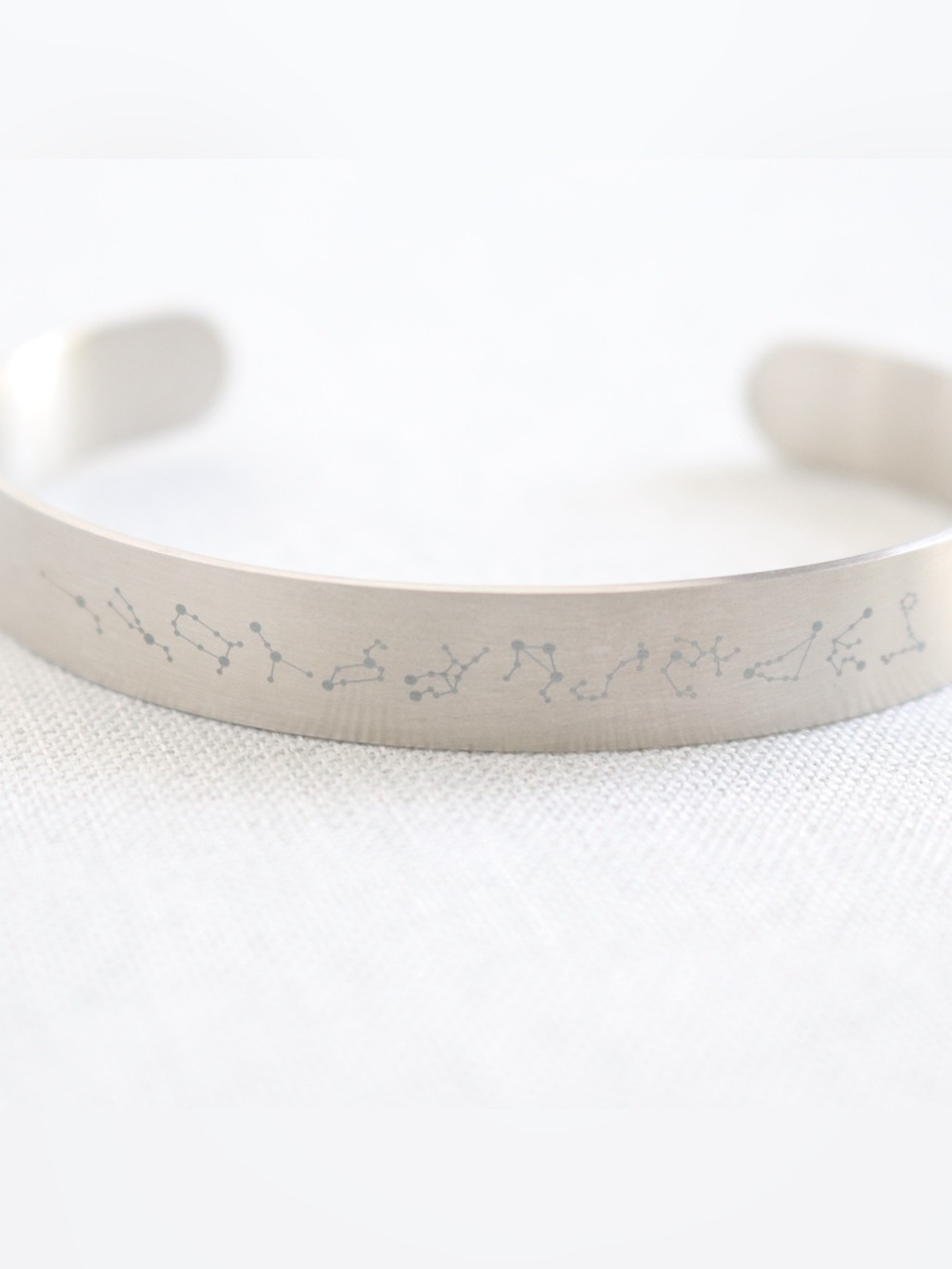 NWT All Zodiac Signs Astrology Star Sign Constellation Thin Open Cuff Bracelet